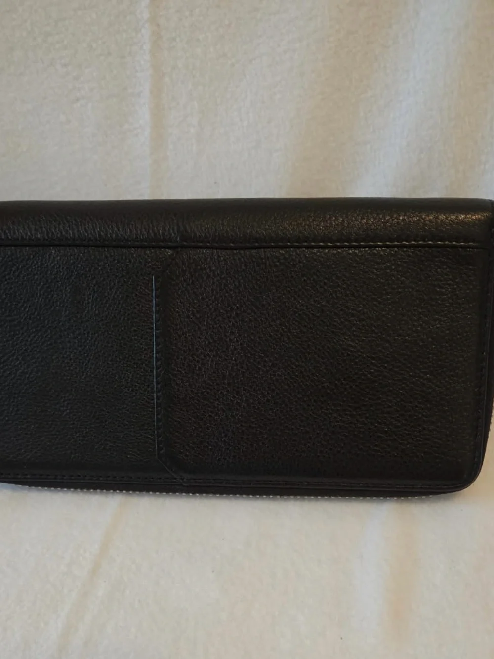 Black & Gray Snake-Print Envelope Clutch